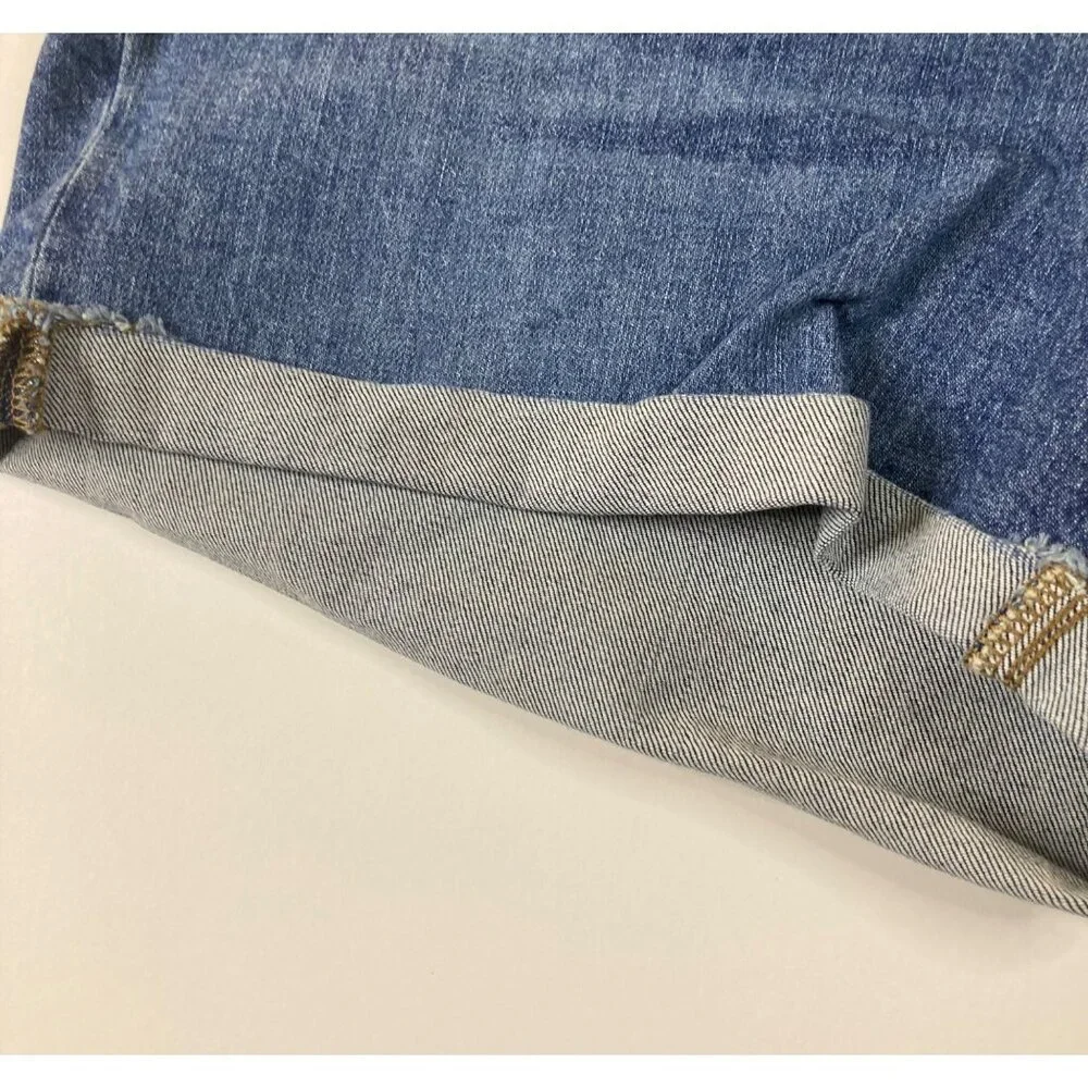 J. Crew Factory Blue Denim High-Waist Women's Shorts